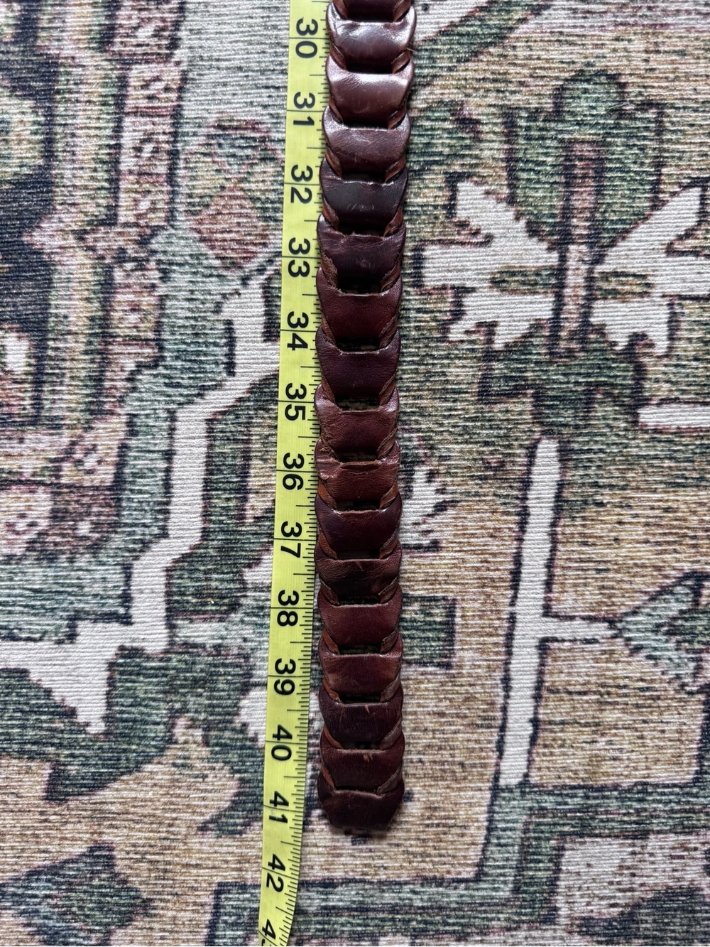 Vintage the Limited Genuine Leather Ladder Belt M/L - Picture 4 of 5